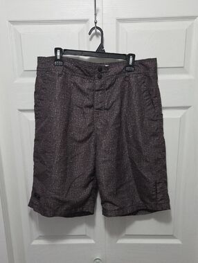 Men's Ocean & Earth Size Large Flat Front Textured Shorts